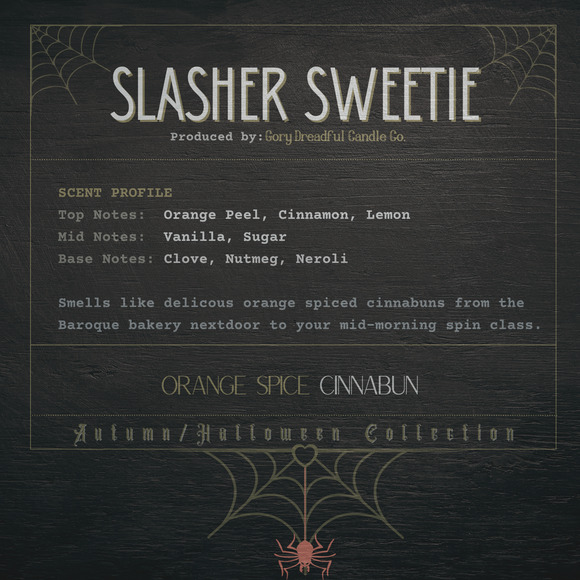 Slasher Sweetie Sizzling Room Salt Crystal Potpourri: Orange Spice Cinnabun - Picture 2 of 10